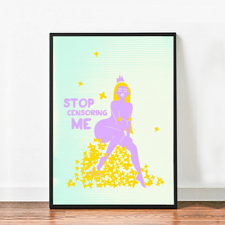 STOP CENSORING ME POSTER